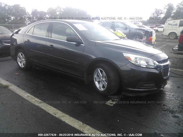 1G11B5SL3EF163385 - 2014 CHEVROLET MALIBU LS GRAY photo 1