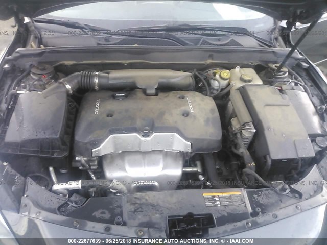 1G11B5SL3EF163385 - 2014 CHEVROLET MALIBU LS GRAY photo 10