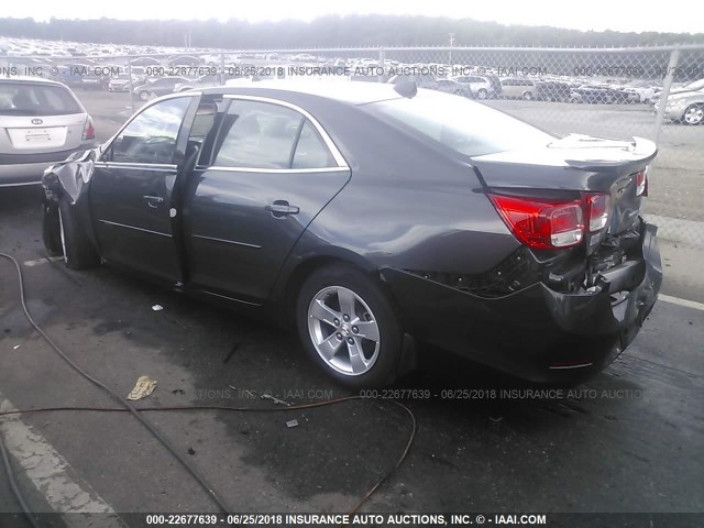 1G11B5SL3EF163385 - 2014 CHEVROLET MALIBU LS GRAY photo 3