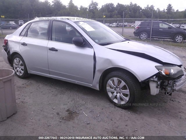 JF1GE61668H526206 - 2008 SUBARU IMPREZA 2.5I SILVER photo 1