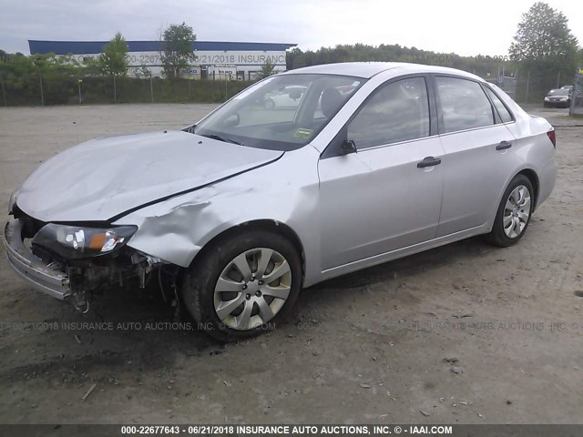 JF1GE61668H526206 - 2008 SUBARU IMPREZA 2.5I SILVER photo 2