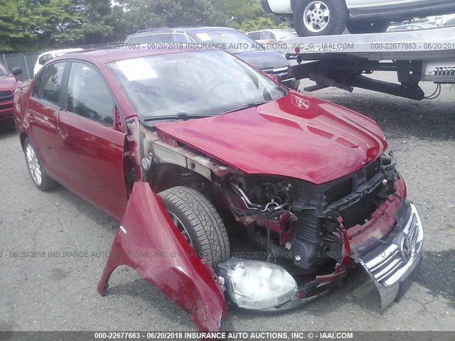 3VWRA71K19M037322 - 2009 VOLKSWAGEN JETTA WOLFSBURG 红色 照片 1
