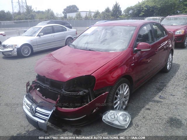 3VWRA71K19M037322 - 2009 VOLKSWAGEN JETTA WOLFSBURG 红色 照片 2