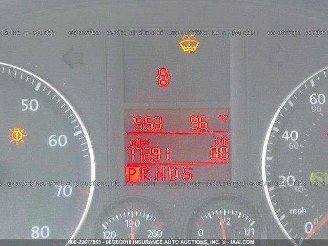 3VWRA71K19M037322 - 2009 VOLKSWAGEN JETTA WOLFSBURG 红色 照片 7