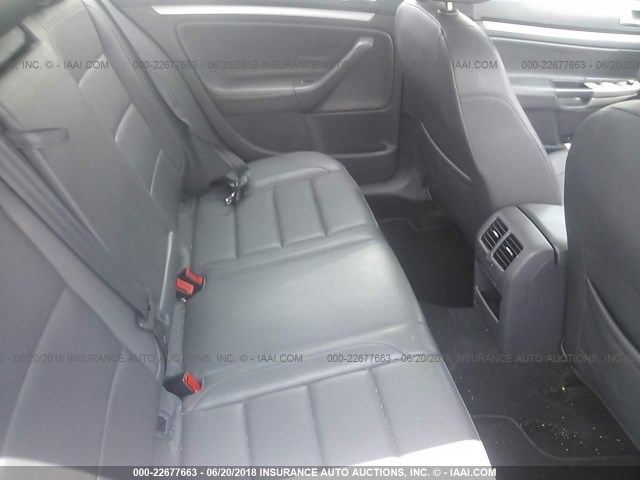 3VWRA71K19M037322 - 2009 VOLKSWAGEN JETTA WOLFSBURG 红色 照片 8