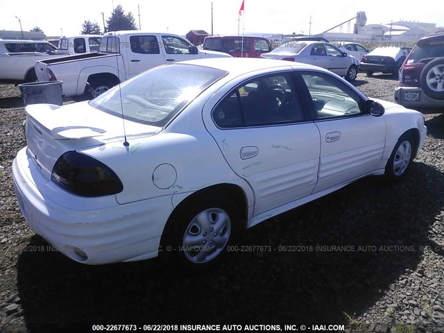 1G2NF52F02C106621 - 2002 PONTIAC GRAND AM SE1 WHITE photo 4