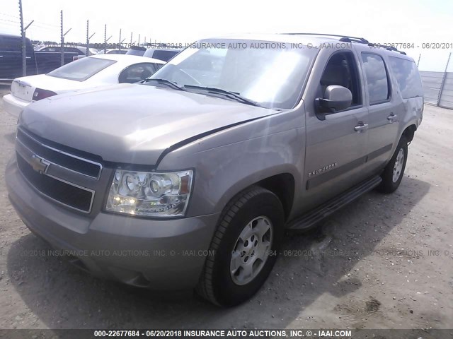 1GNFC16087R259380 - 2007 CHEVROLET SUBURBAN C1500 GRAY photo 2