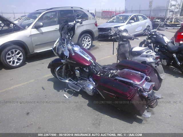 1HD1KB4148Y688531 - 2008 HARLEY-DAVIDSON FLHX MAROON photo 3