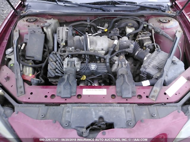 2G2WS522341339947 - 2004 PONTIAC GRAND PRIX GT2 RED photo 10