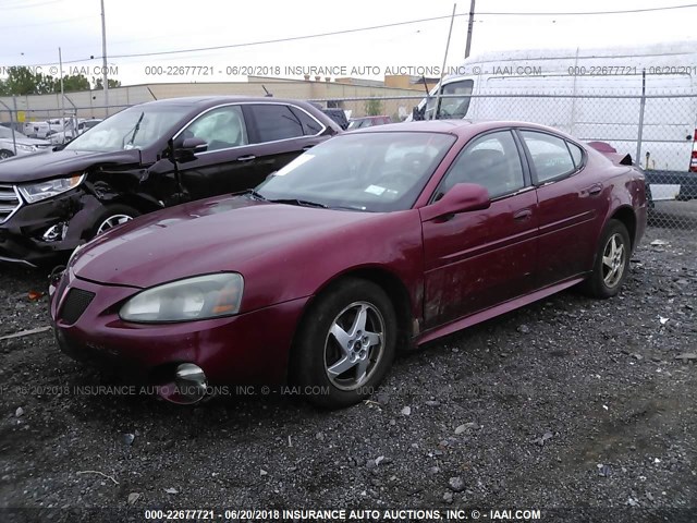 2G2WS522341339947 - 2004 PONTIAC GRAND PRIX GT2 წითელი ფოტო 2