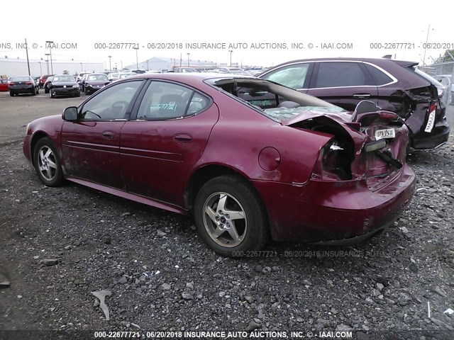 2G2WS522341339947 - 2004 PONTIAC GRAND PRIX GT2 RED photo 3