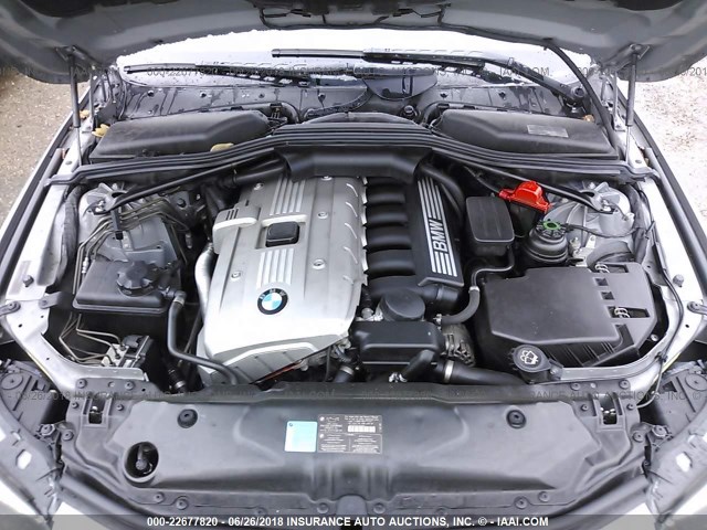 WBANF73597CU24139 - 2007 BMW 530 XI Մոխրագույն լուսանկար 10