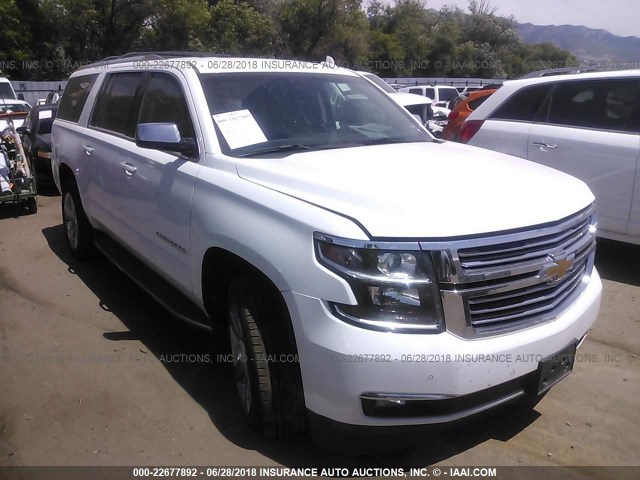 1GNSKJKC4JR158894 - 2018 CHEVROLET SUBURBAN K1500 PREMIER WHITE photo 1