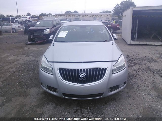 2G4GR5ER3C9134533 - 2012 BUICK REGAL SILVER photo 6