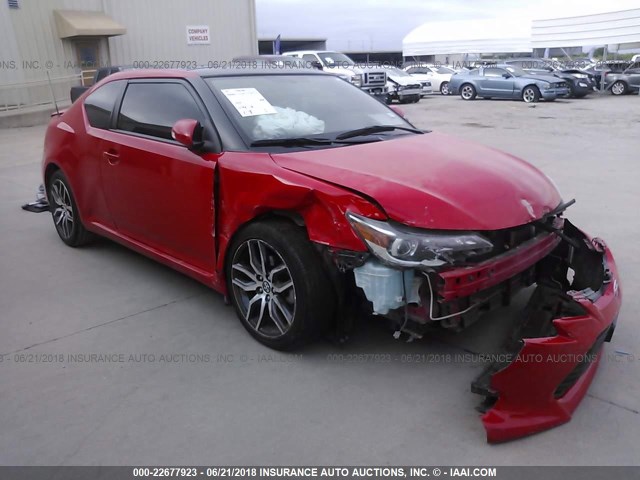 JTKJF5C74FJ002726 - 2015 TOYOTA SCION TC 红色 照片 1