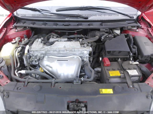 JTKJF5C74FJ002726 - 2015 TOYOTA SCION TC 红色 照片 10