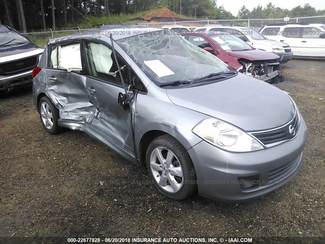 3N1BC1CP7AL368004 - 2010 NISSAN VERSA S/SL GRAY photo 1