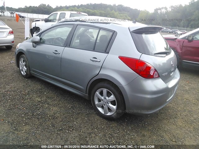 3N1BC1CP7AL368004 - 2010 NISSAN VERSA S/SL GRAY photo 3
