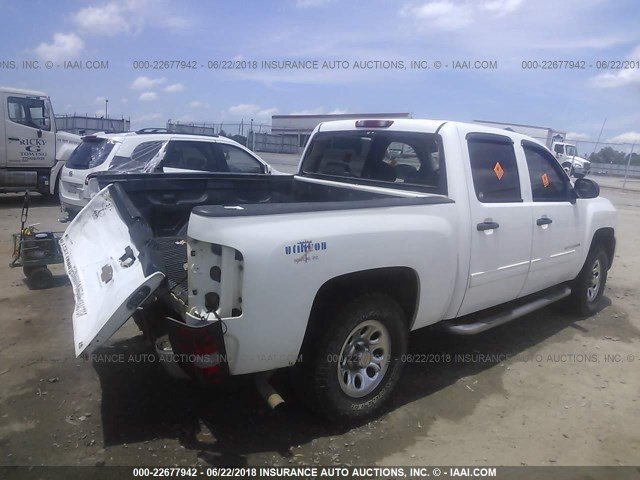 3GCPKREA9CG118269 - 2012 CHEVROLET SILVERADO K1500 LS WHITE photo 4