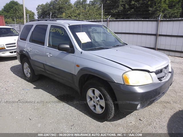 4F2YZ04113KM23139 - 2003 MAZDA TRIBUTE LX SILVER photo 1