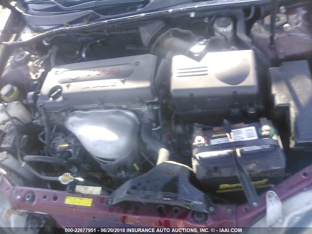 4T1BE32K23U255459 - 2003 TOYOTA CAMRY LE/XLE/SE Qırmızı foto 10