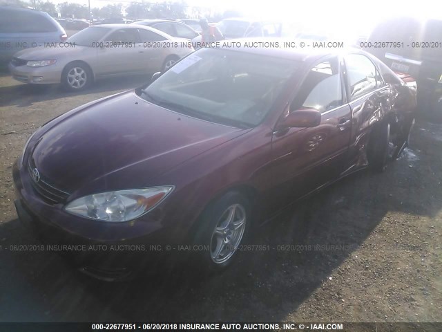 4T1BE32K23U255459 - 2003 TOYOTA CAMRY LE/XLE/SE Qırmızı foto 2