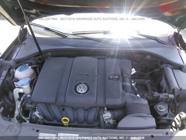 1VWAP7A39EC004892 - 2014 VOLKSWAGEN PASSAT S BLACK photo 10