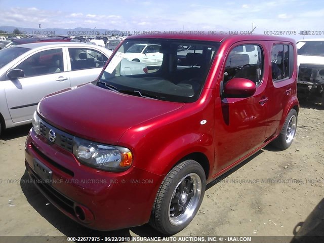 JN8AZ2KR3AT161612 - 2010 NISSAN CUBE S/SL/KROM RED photo 2