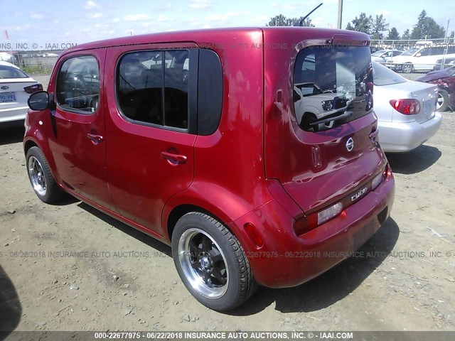 JN8AZ2KR3AT161612 - 2010 NISSAN CUBE S/SL/KROM RED photo 3