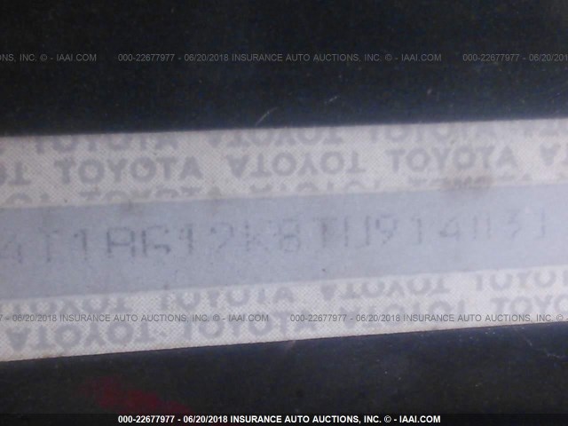 4T1BG12K8TU914031 - 1996 TOYOTA CAMRY DX/LE/XLE მწვანე ფოტო 9