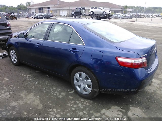 JTNBE46K873083675 - 2007 TOYOTA CAMRY NEW GENERATION CE/LE/XLE/SE BLUE photo 3