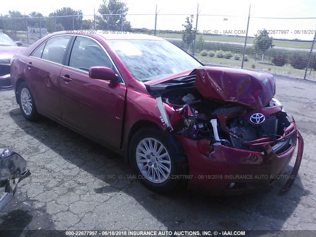 4T1BE46K48U222891 - 2008 TOYOTA CAMRY CE/LE/XLE/SE RED photo 1