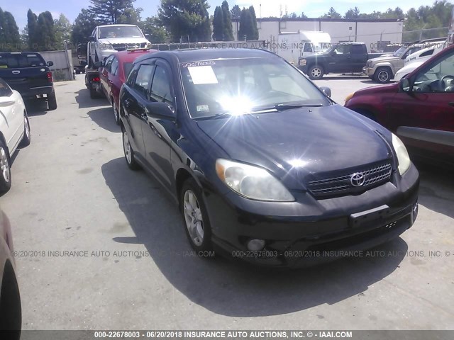 2T1LR30E95C448461 - 2005 TOYOTA COROLLA MATRIX XR BLACK photo 1