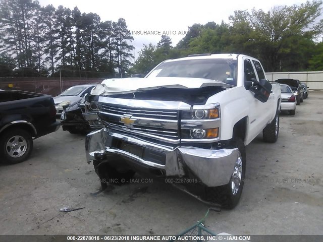 1GC1KUE89GF170370 - 2016 CHEVROLET SILVERADO K2500 HEAVY DUTY WHITE photo 2