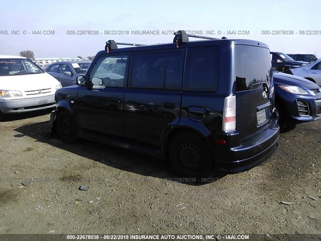 JTLKT324240160330 - 2004 TOYOTA SCION XB BLUE photo 3