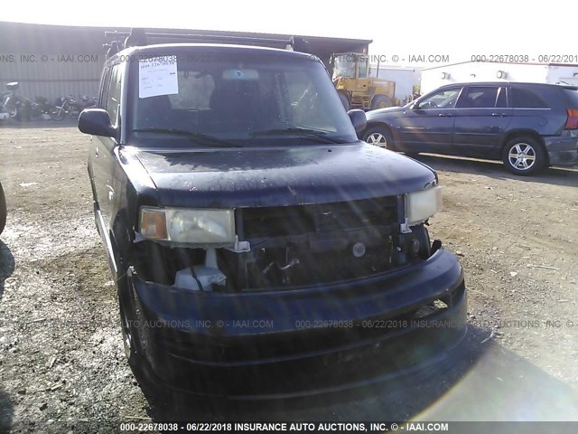 JTLKT324240160330 - 2004 TOYOTA SCION XB BLUE photo 6