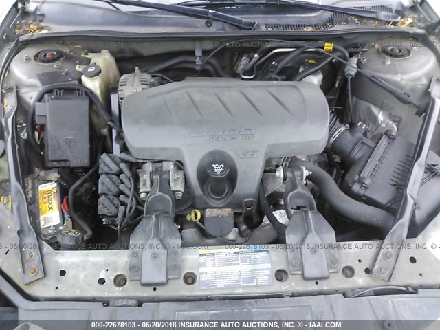 2G2WP552271223141 - 2007 PONTIAC GRAND PRIX GRAY photo 10