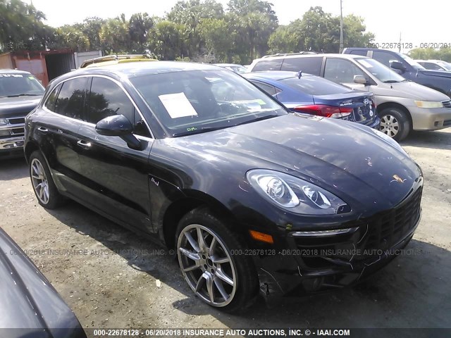 WP1AB2A52GLB43768 - 2016 PORSCHE MACAN S BLACK photo 1