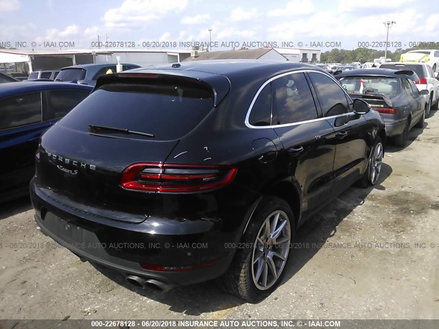 WP1AB2A52GLB43768 - 2016 PORSCHE MACAN S BLACK photo 4