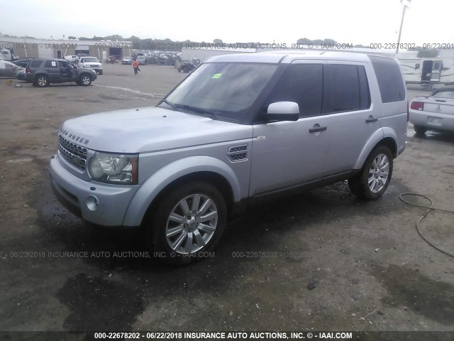 SALAM2D49AA513480 - 2010 LAND ROVER LR4 HSE PLUS SILVER photo 2