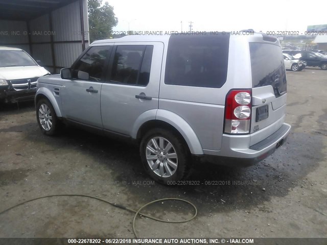 SALAM2D49AA513480 - 2010 LAND ROVER LR4 HSE PLUS SILVER photo 3