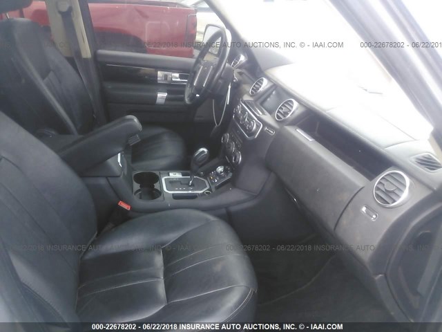 SALAM2D49AA513480 - 2010 LAND ROVER LR4 HSE PLUS SILVER photo 5