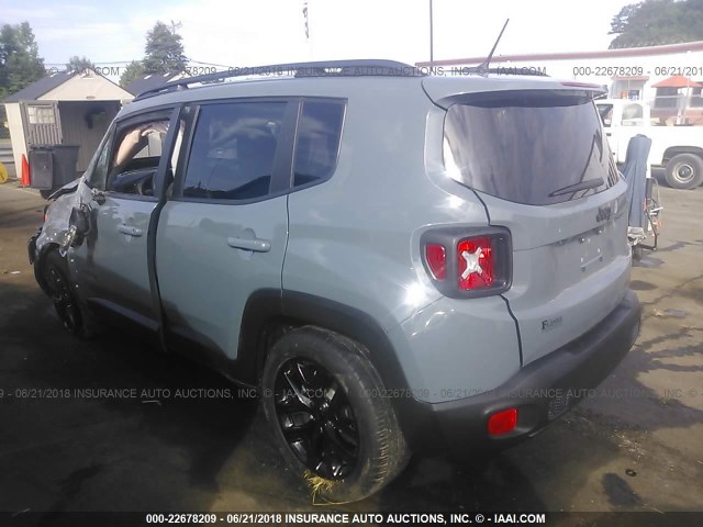 ZACCJABB4HPF11960 - 2017 JEEP RENEGADE LATITUDE GRAY photo 3