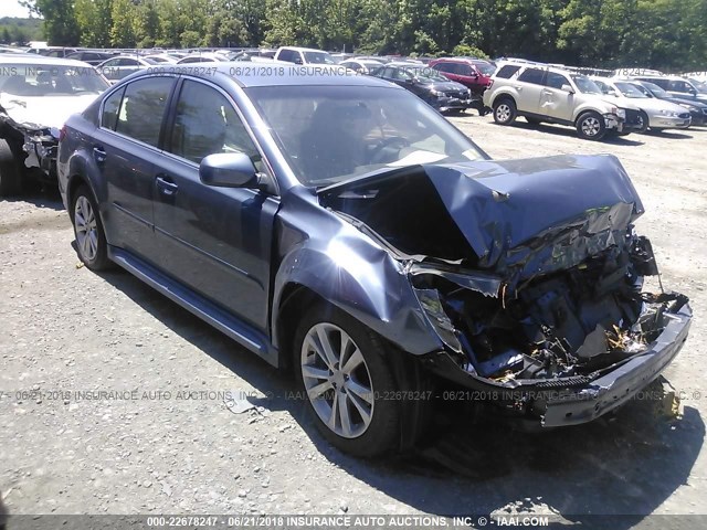 4S3BMBC62D3048242 - 2013 SUBARU LEGACY 2.5I PREMIUM BLUE photo 1