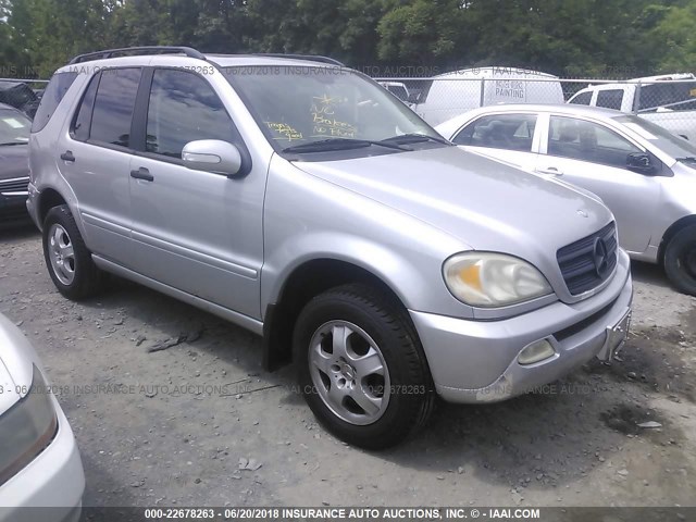 4JGAB54E13A376816 - 2003 MERCEDES-BENZ ML 320 GRAY photo 1