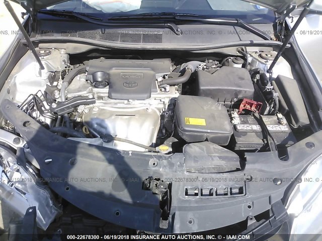 4T1BF1FK0FU903364 - 2015 TOYOTA CAMRY LE/XLE/SE/XSE 银色 照片 10