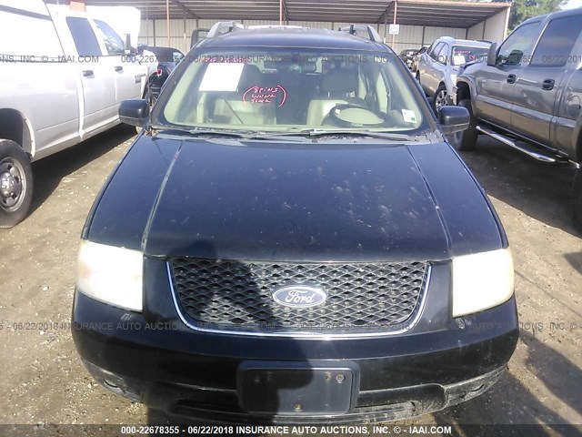 1FMDK06185GA32684 - 2005 FORD FREESTYLE LIMITED BLACK photo 6