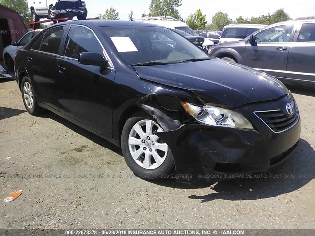 4T1BE46K58U199895 - 2008 TOYOTA CAMRY CE/LE/XLE/SE BLACK photo 1