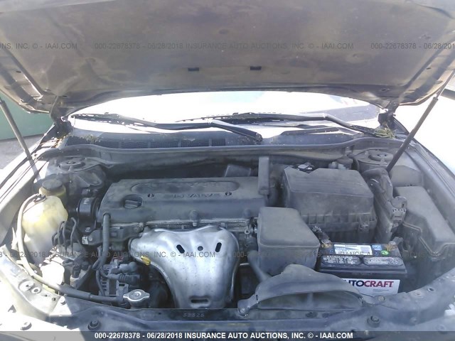 4T1BE46K58U199895 - 2008 TOYOTA CAMRY CE/LE/XLE/SE BLACK photo 10