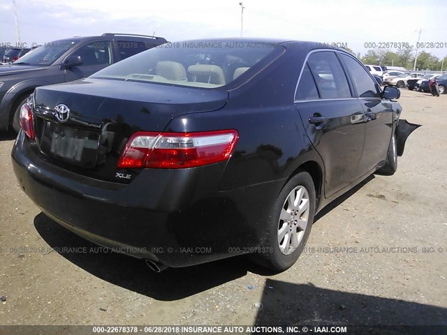 4T1BE46K58U199895 - 2008 TOYOTA CAMRY CE/LE/XLE/SE BLACK photo 4